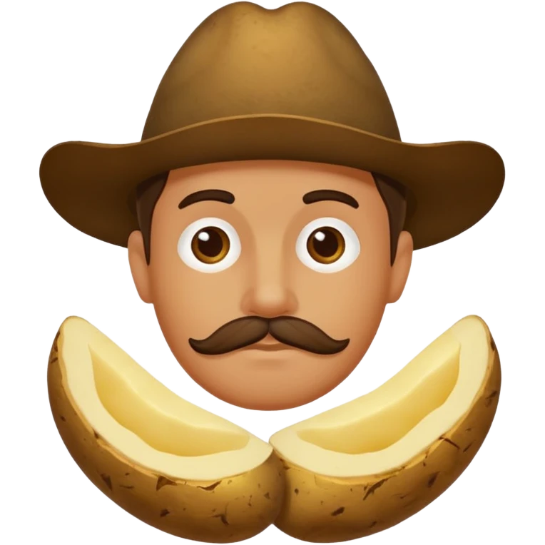 Half man half potato emoji
