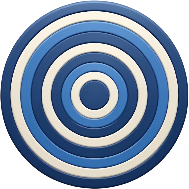 blue target emoji