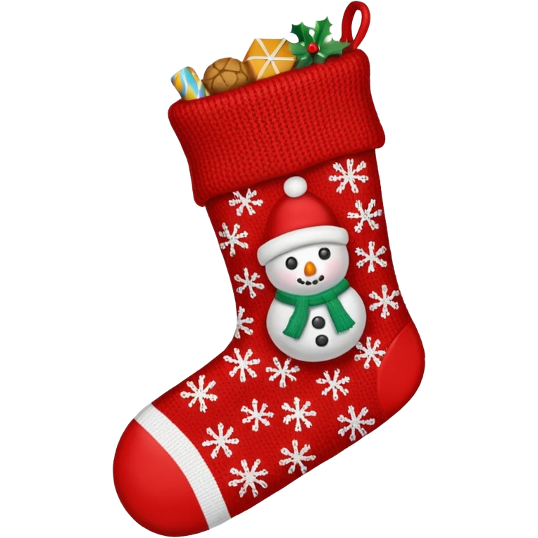 Red christmas emoji