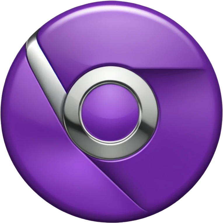 dark purple google chrome logo emoji