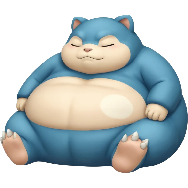 snorlax but same as anime  emoji