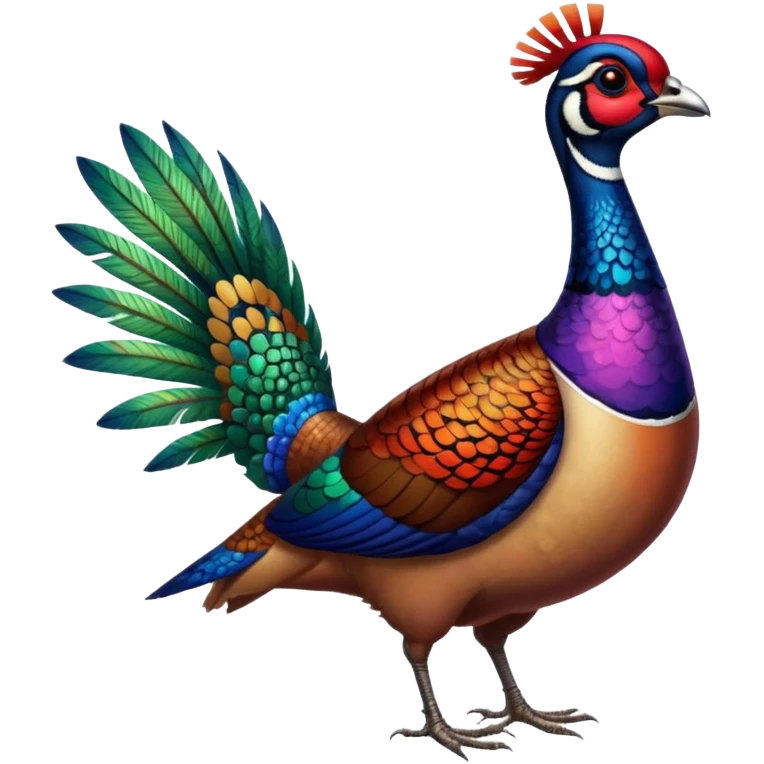 Chinese Ring-necked Pheasant emoji