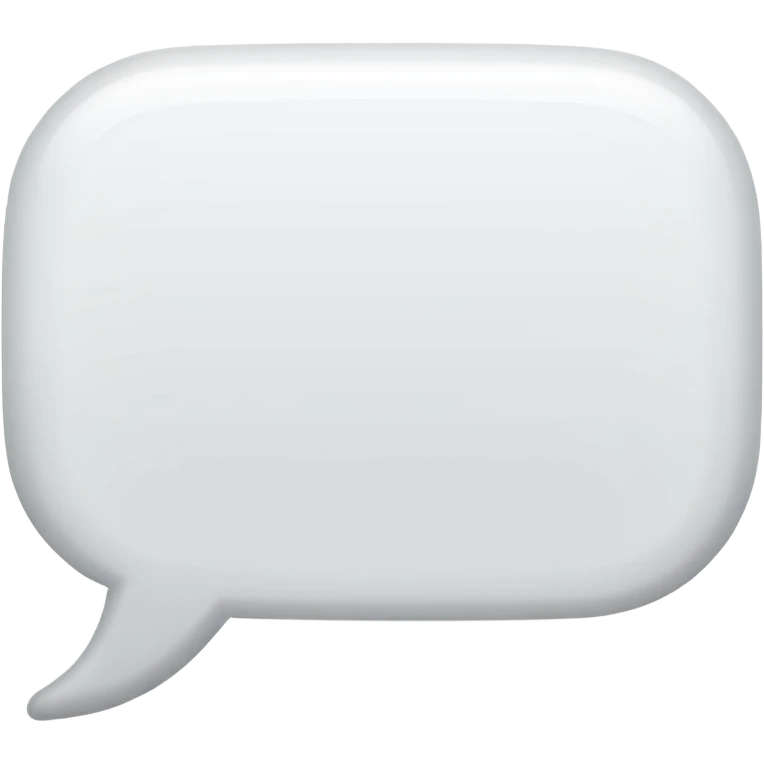 speech bubble emoji