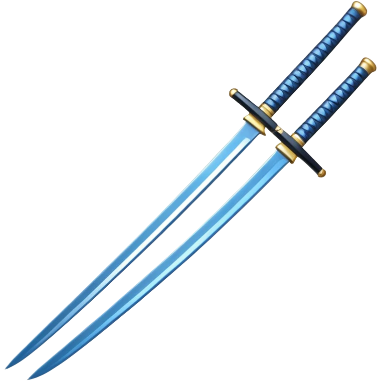 blue katana emoji