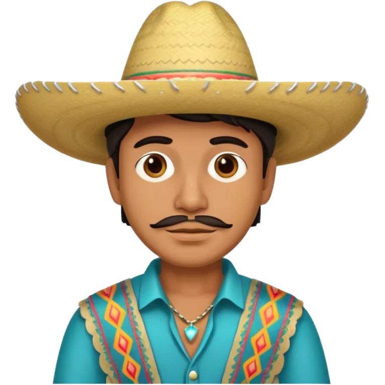 Tejana sombrero hombre emoji