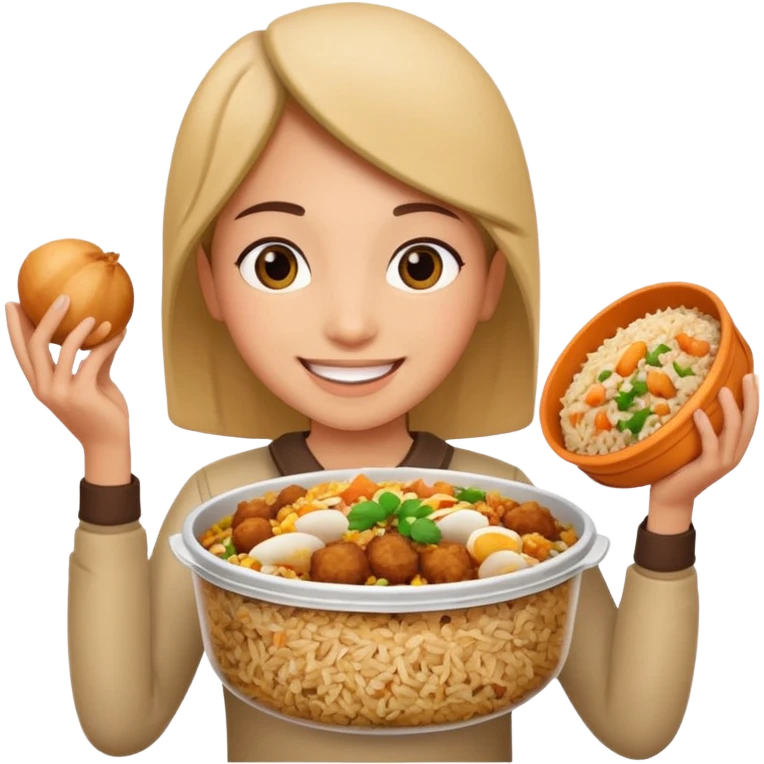 i want an emoji of biriyani delivery emoji