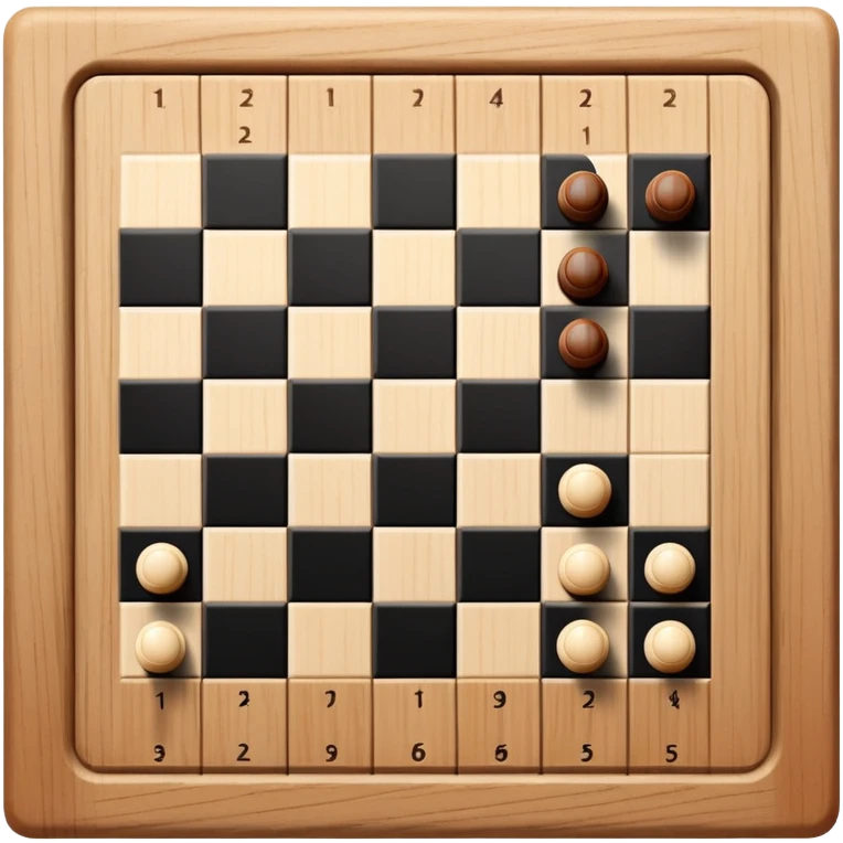completely empty chess board with alternating black and white squares only, no chess pieces at all emoji