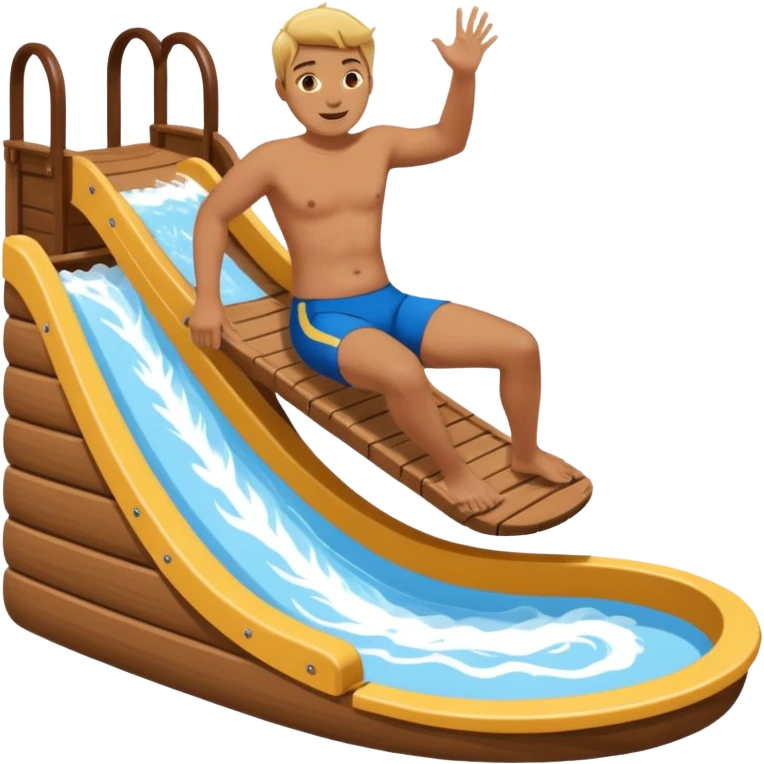 bed waterslide emoji