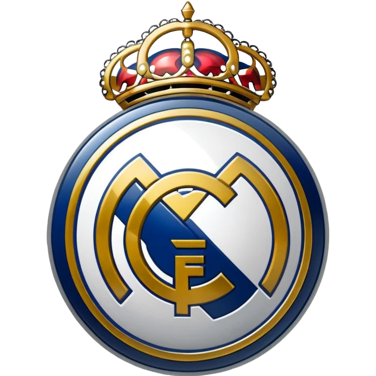 I want an emoji of real madrid logo of football and it should look realistic emoji