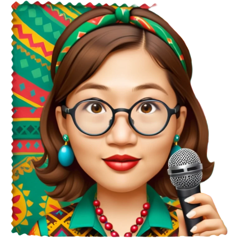 Colorful Singer emoji