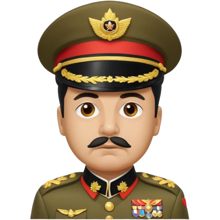 Carlino travestito da duce emoji