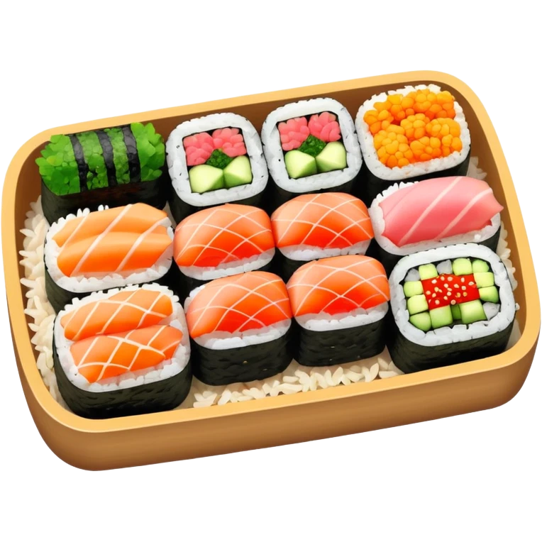 sushi roll birds eye veiw emoji