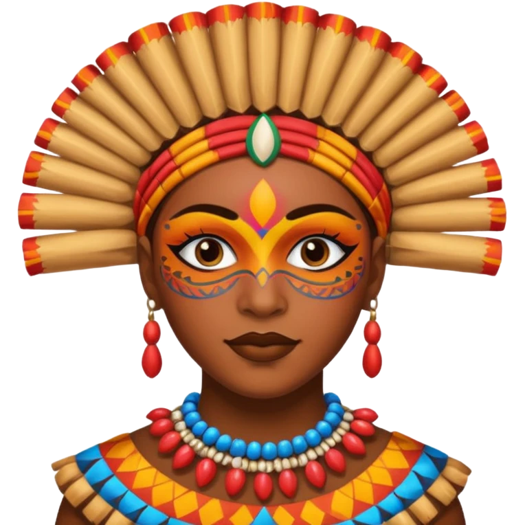 cara pintada candombe emoji