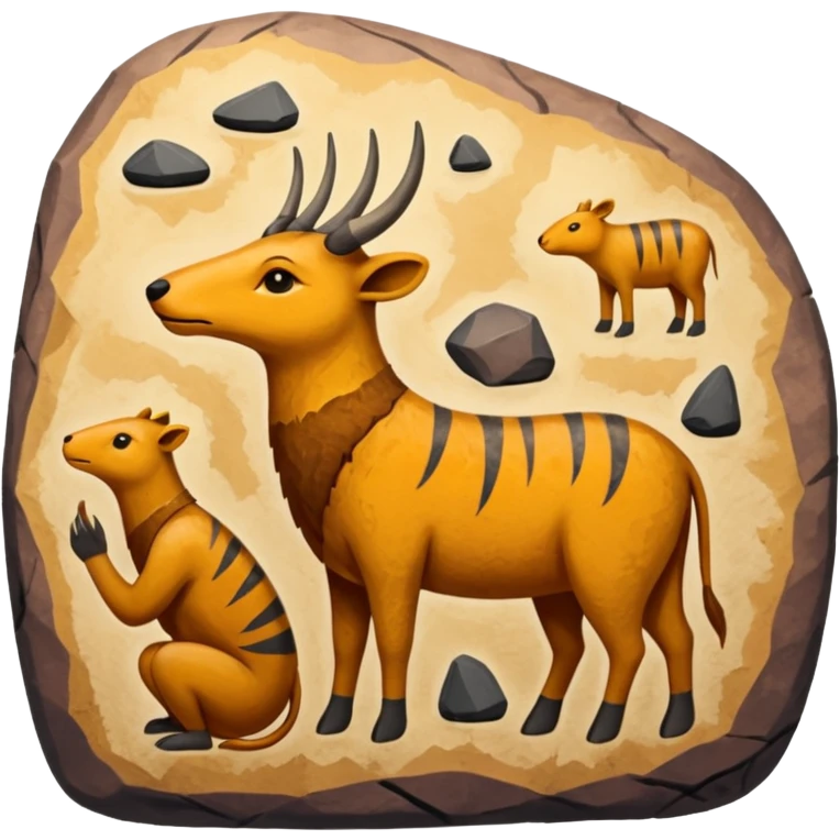 stone age cave art emoji