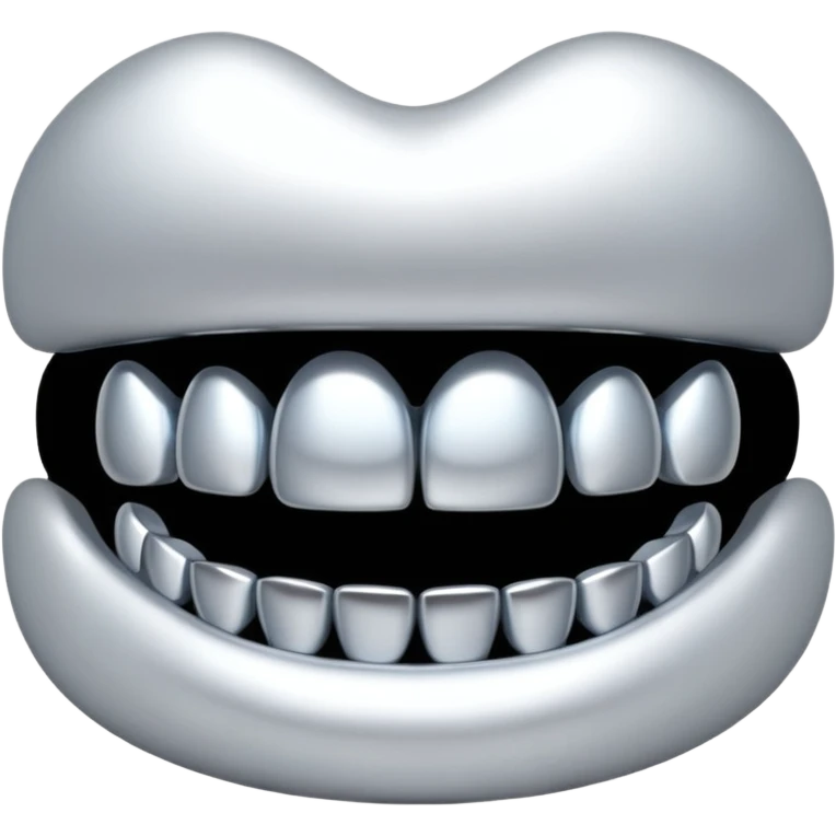 silver grillz emoji