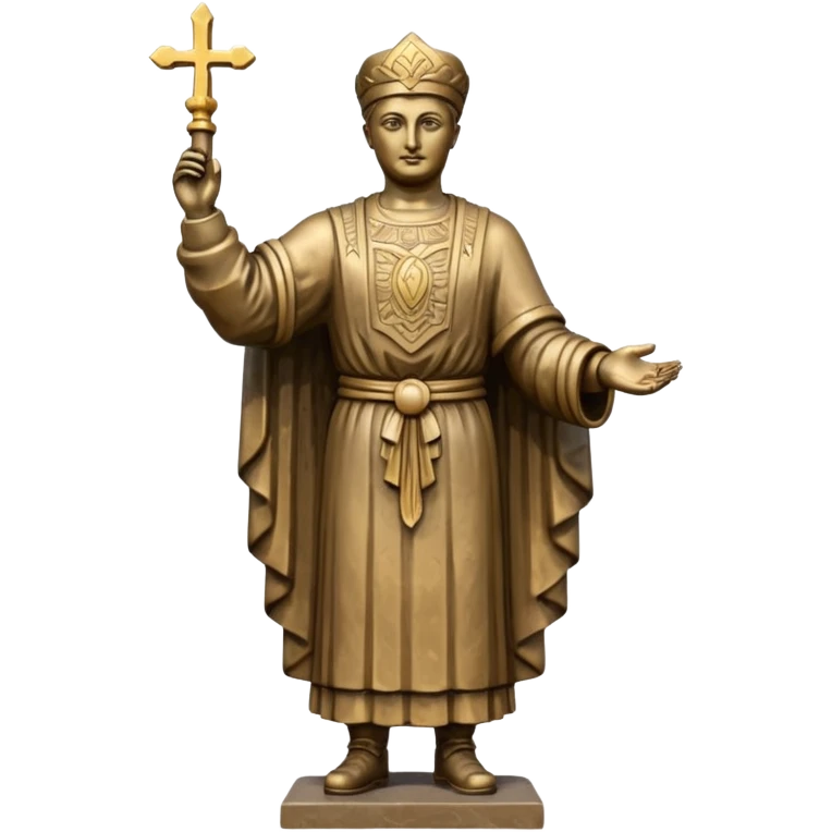 Ukrainian statue on the main square emoji