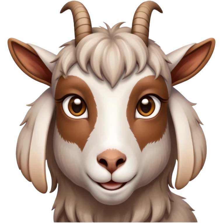 a goat with beautiful shining eyes emoji