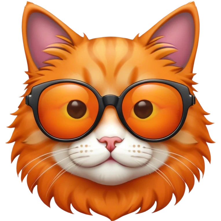 Cat wearing sunglasses emoji