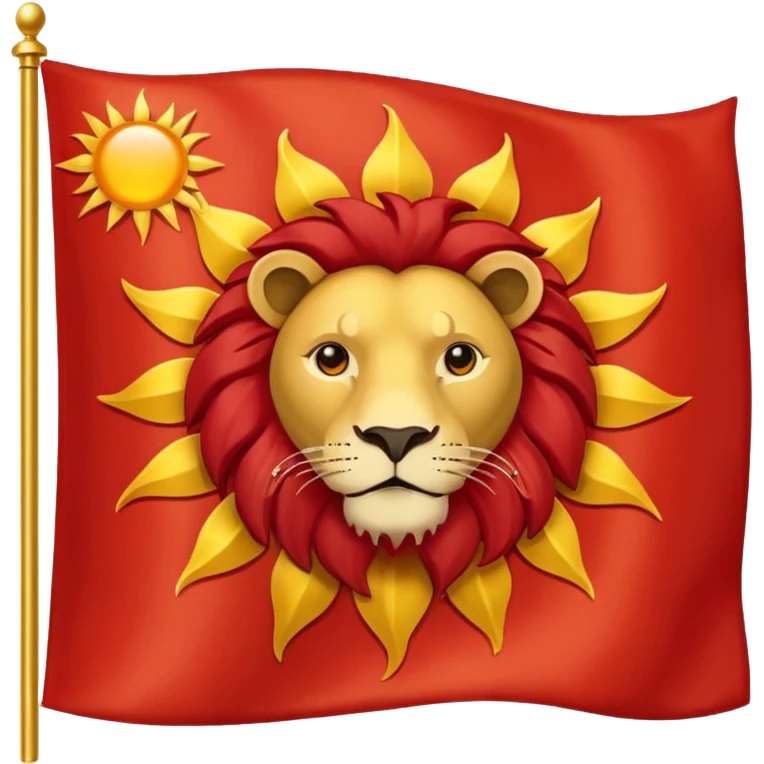 پرچم شیر و خورشید emoji