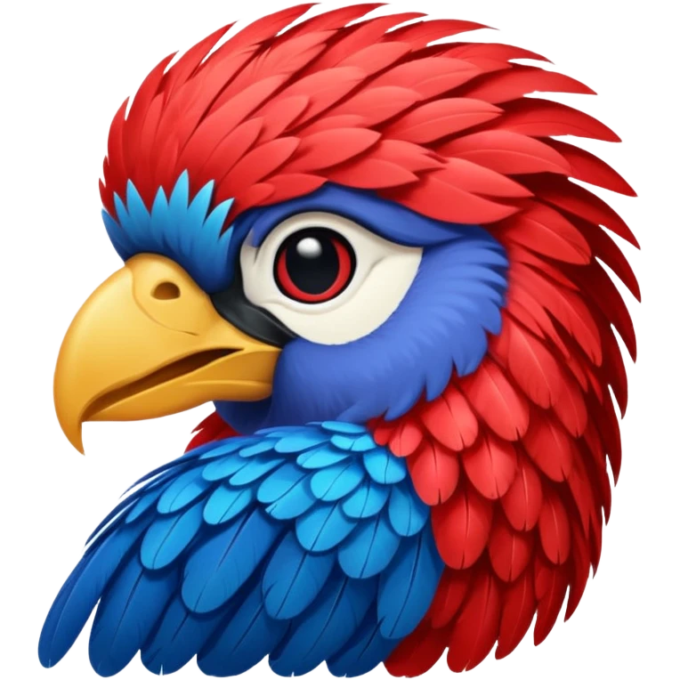 Arara vermelha emoji