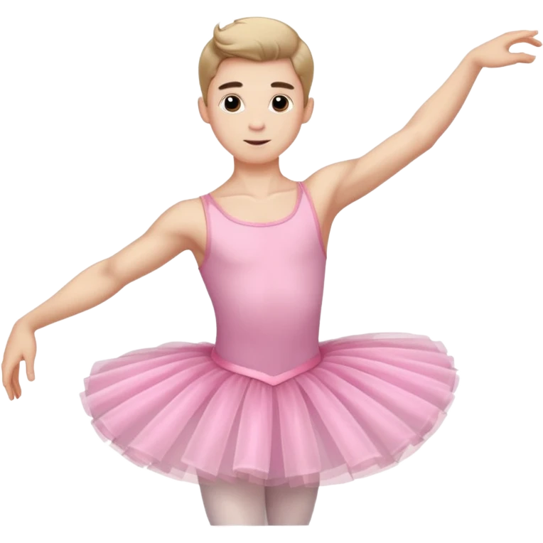 ballerina male si pink emoji