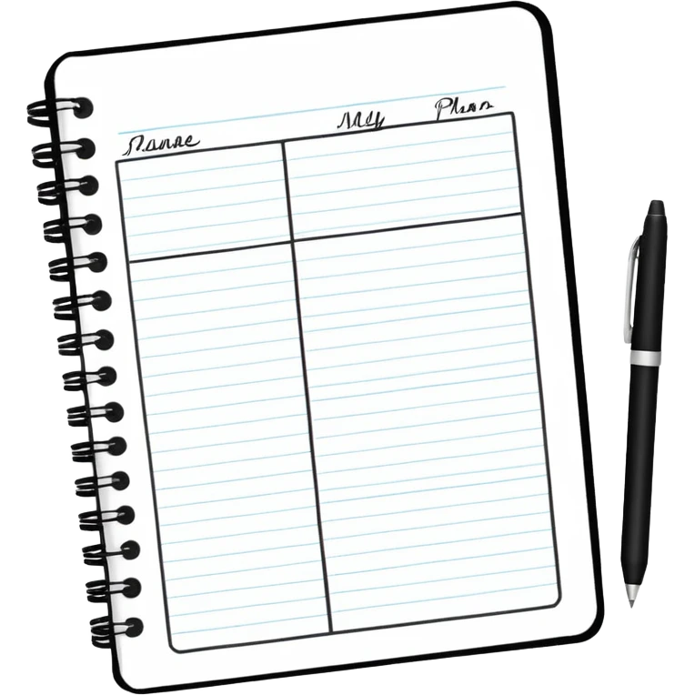 daily planner emoji