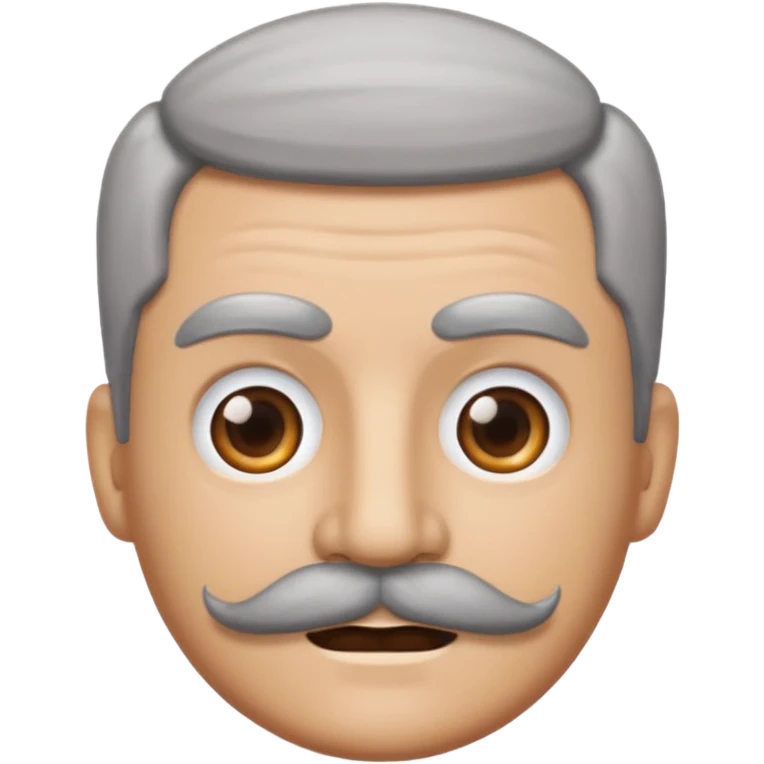 The  🥸 emoji but with gray eyebrows and mustache emoji