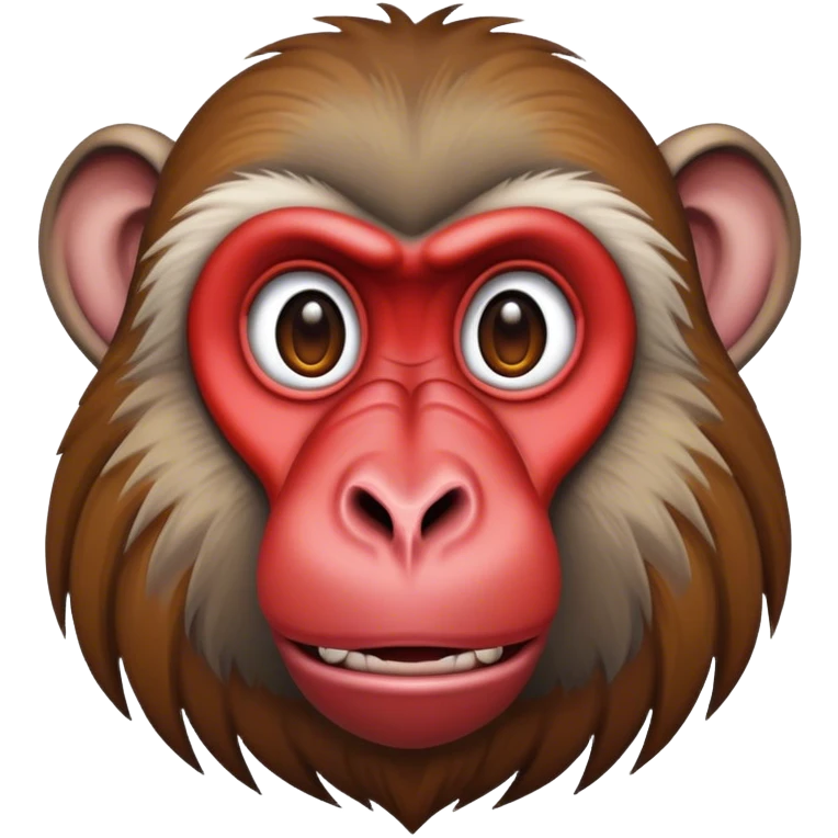 mandrill baboon emoji