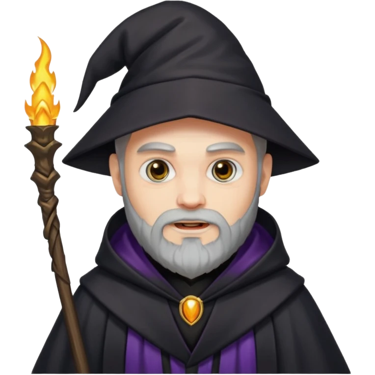 evil sorcerer with a beard emoji