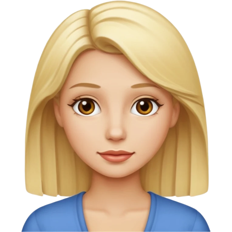 stupid blonde emoji