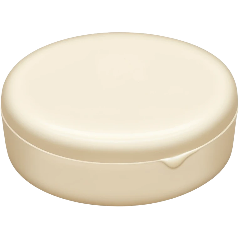 oval white soap emoji