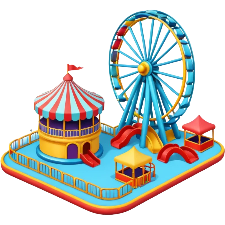 amusement park game emoji