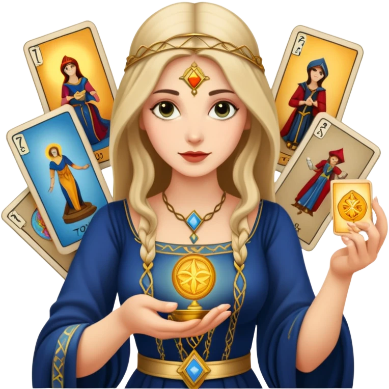 Таролог с картами Таро emoji
