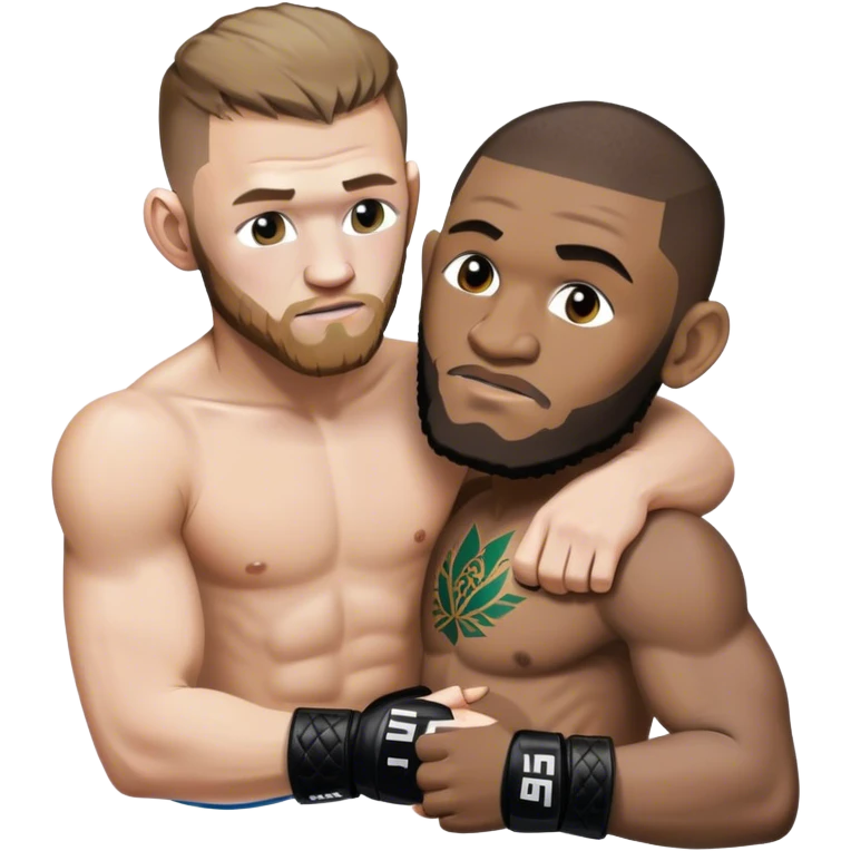 Конор Макгрегор обнимает Хабиба emoji