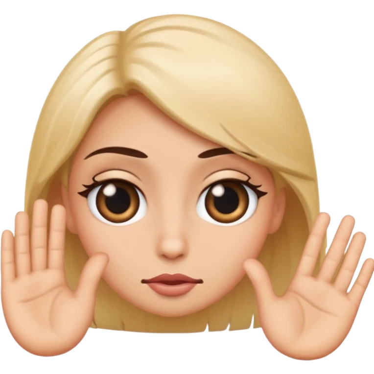 rolling eyes with sassy hand emoji