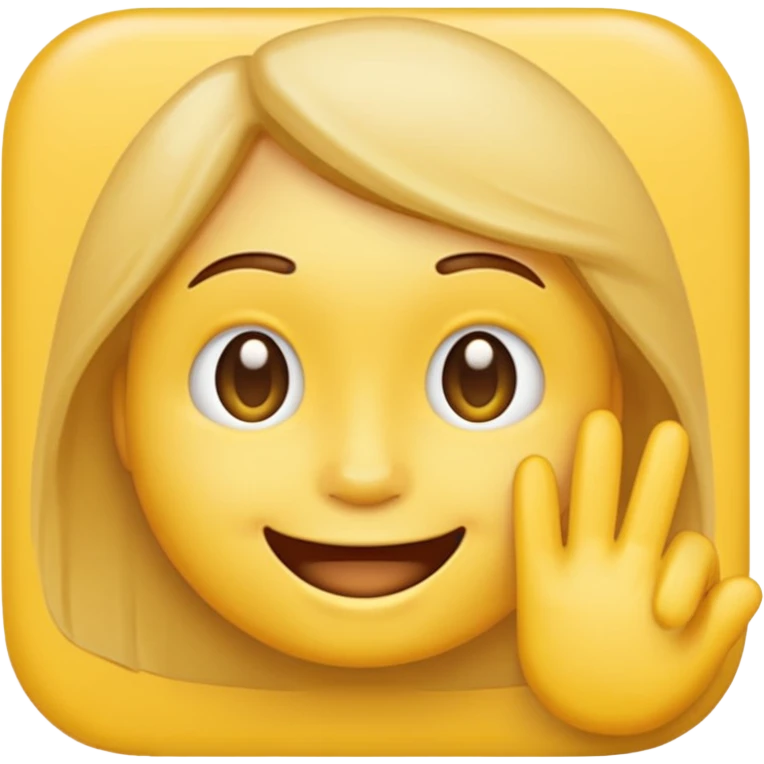 yellow emoji who do fingermouthing emoji