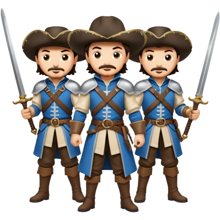 3 musketeers emoji