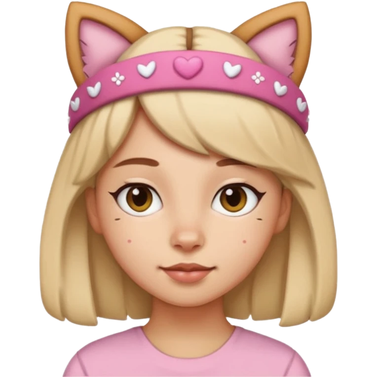 Kitty headband emoji