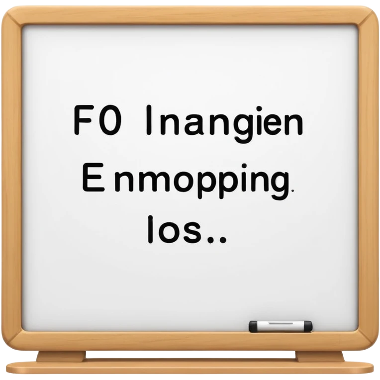 Board showing written  ®️f-07 emoji