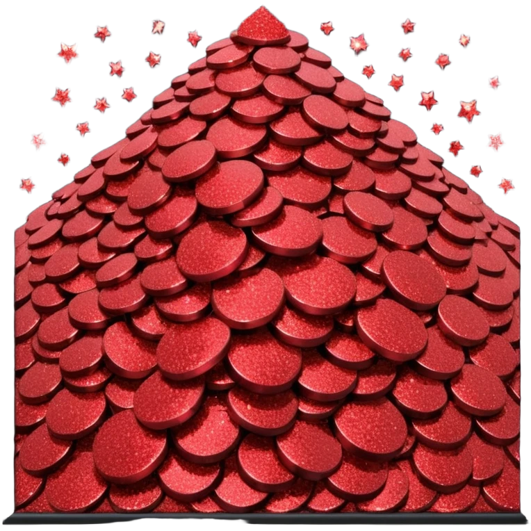glitter red office emoji