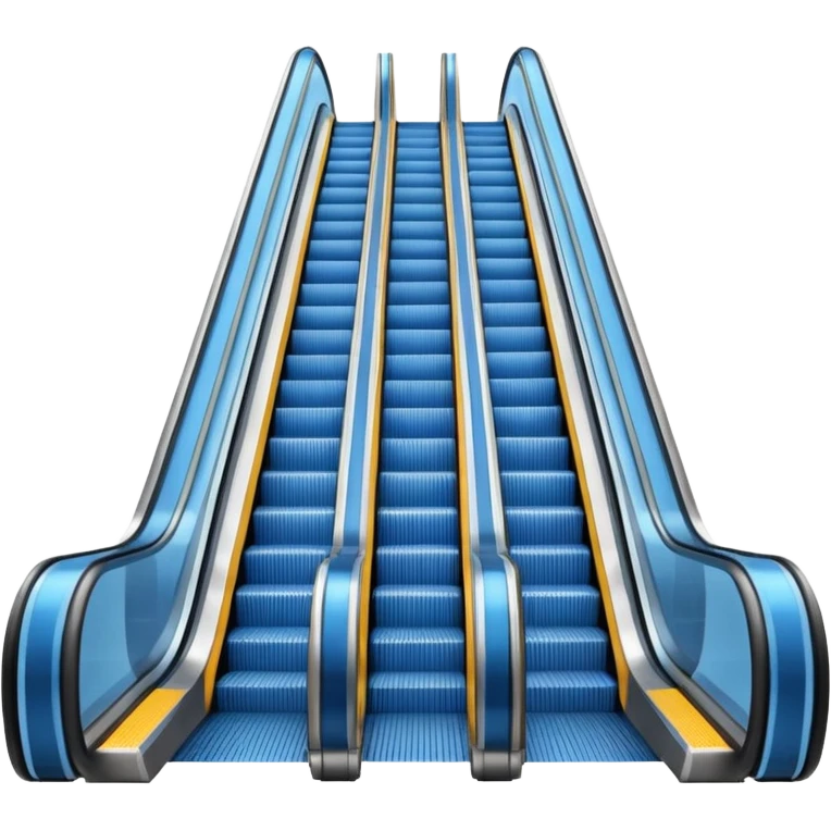 blue escalator emoji