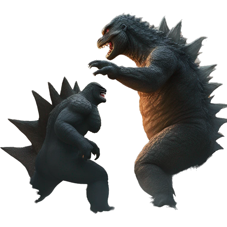Godzilla vs kong emoji