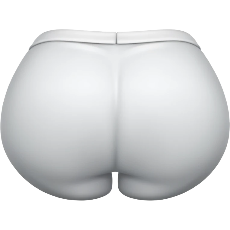 large white butt emoji