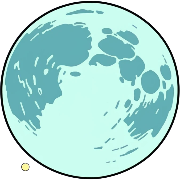 full moon emoji