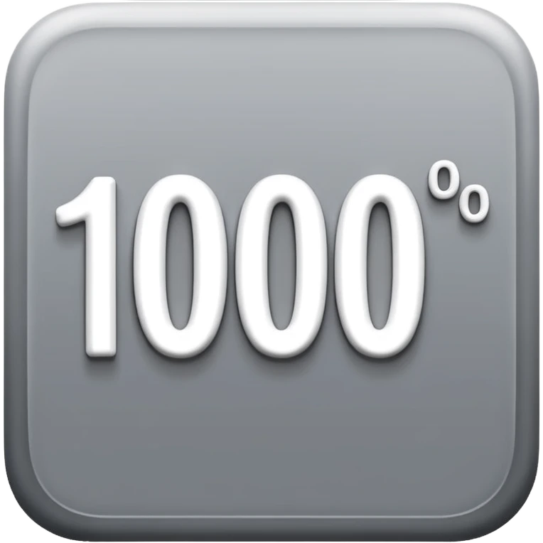 100 dans un carre gris emoji
