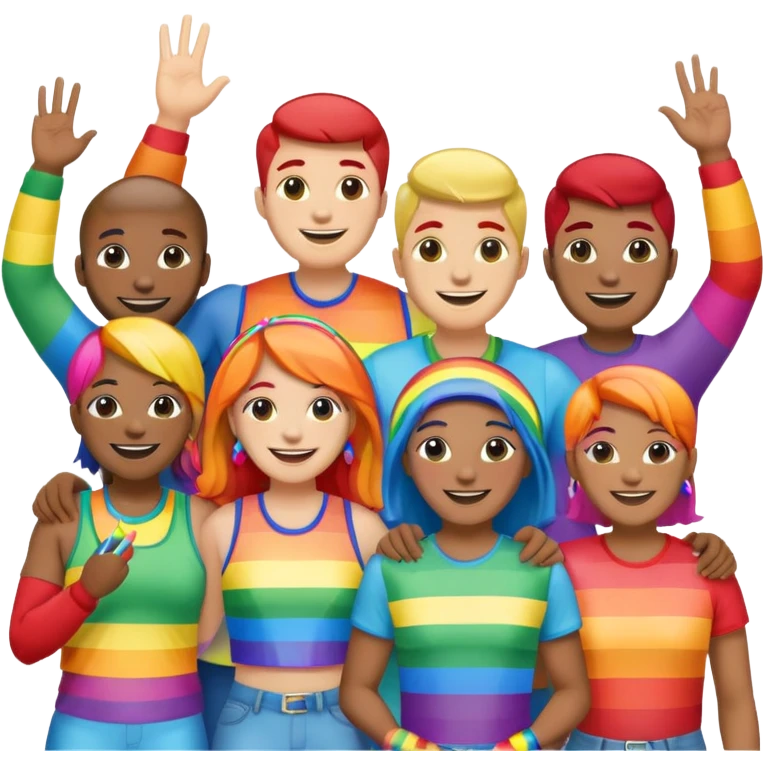 pride charcters emoji