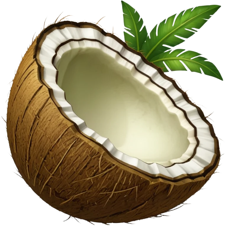 Green Coconut shell emoji