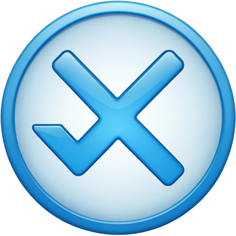 Mavi tik emoji