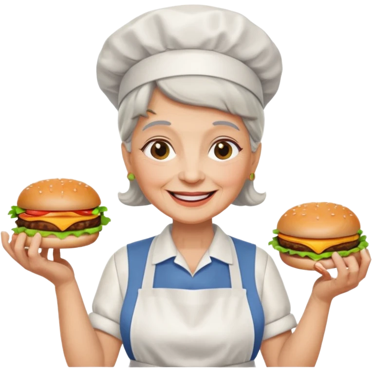 granny burger emoji