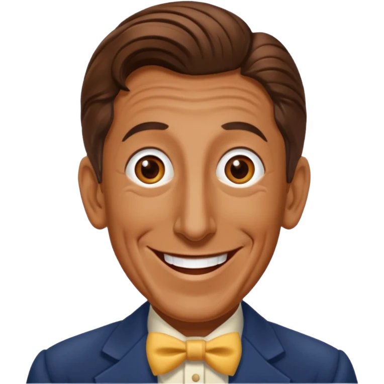 Ray Bolger with brown hair emoji